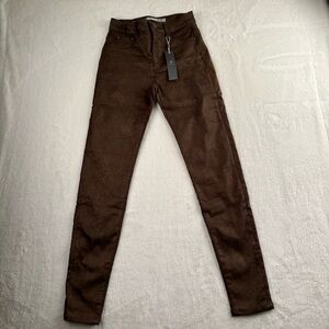 Tractr Chocolate High-Rise‎ Jeans